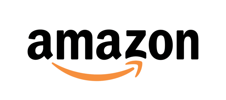 Amazon wordmark with a curved orange arrow from A to Z underneath the text